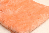 Peach Fur Throw